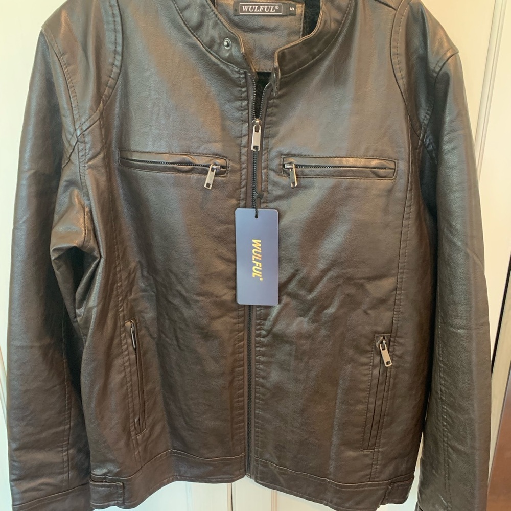 Wulful faux Leather Jacket